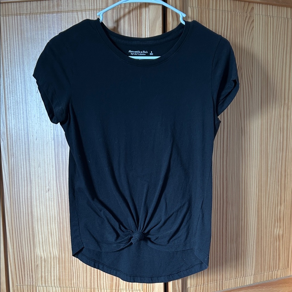 Abercrombie and Fitch women’s tie front crew neck t-shirt S